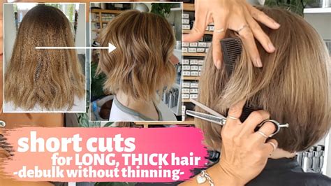 thin to thick hair measurment|thinning thick hair without layers.